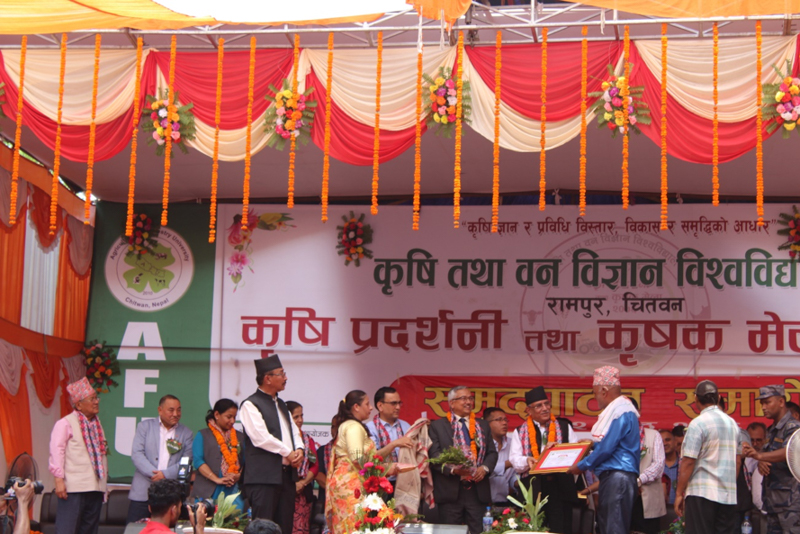 The farmer fair in June connected stakeholders across the agri-value chain, from policymakers to the farmers. Photo provided
