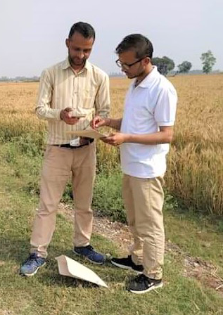 Mahesh Subedi and Laxman Aryal. Photo by DB Thapa.