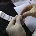 3. Labelling the tubes with barcodes