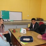 Dr. Arjun Kumar Shrestha welcoming team to AFU at Department of Agronomy-3
