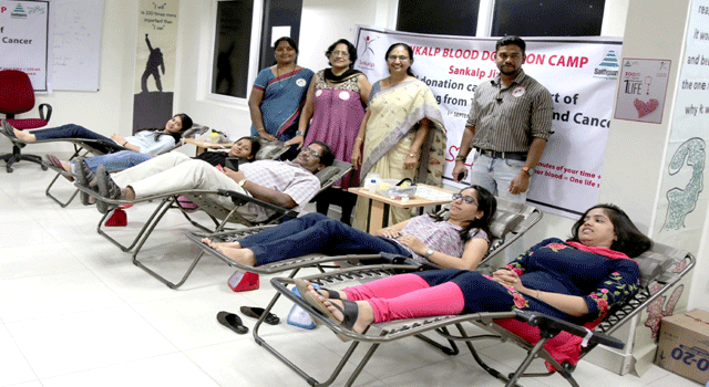 Sankalp organises blood donation camp