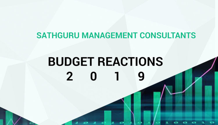 Budget Reactions – Sathguru Management Consultants