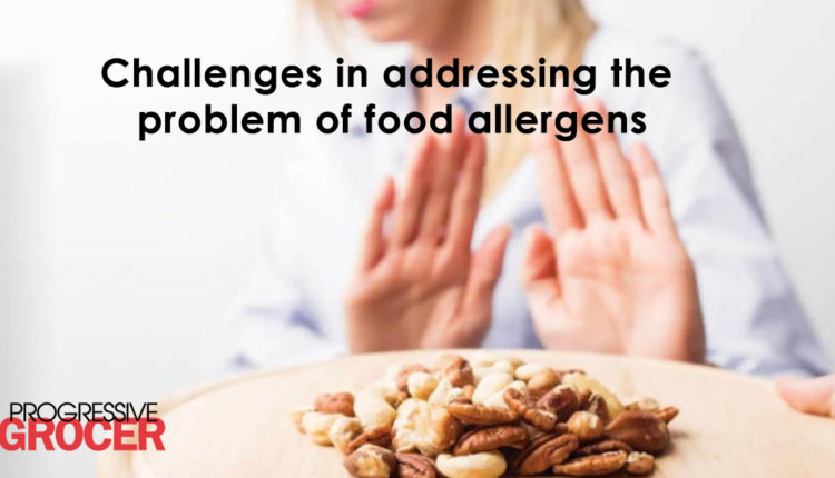 Challenges in addressing the problem of food allergens