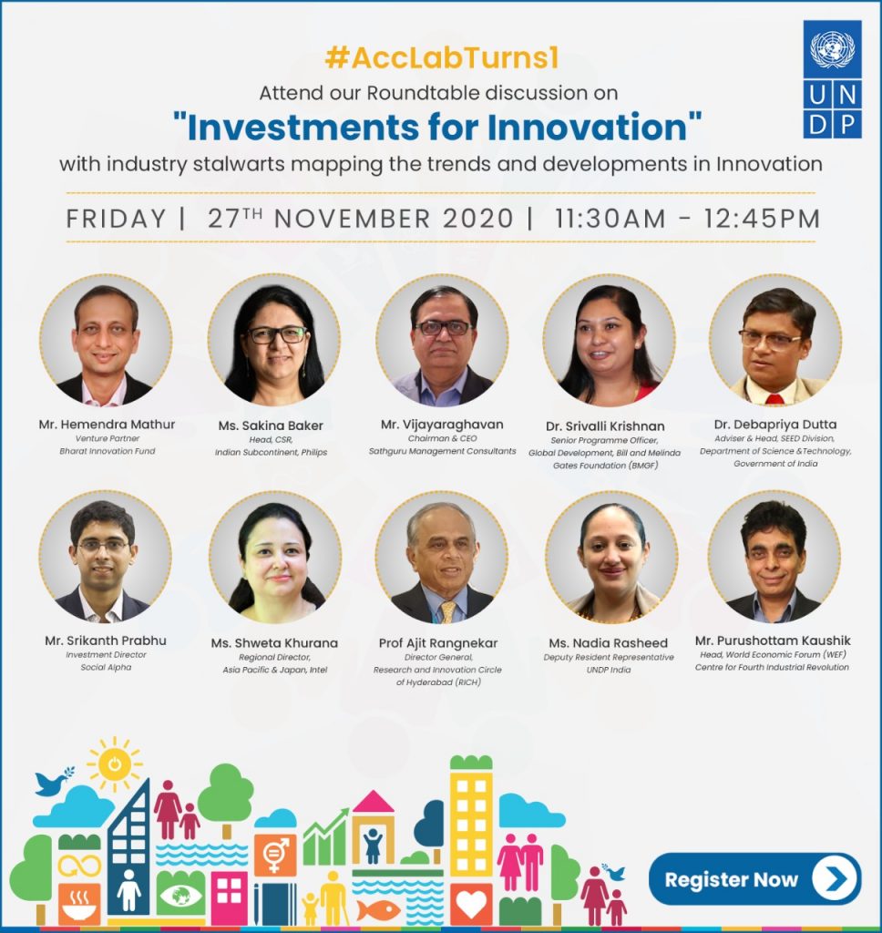 UNDP Roundtable on Investments for Innovation, 27 November 2020