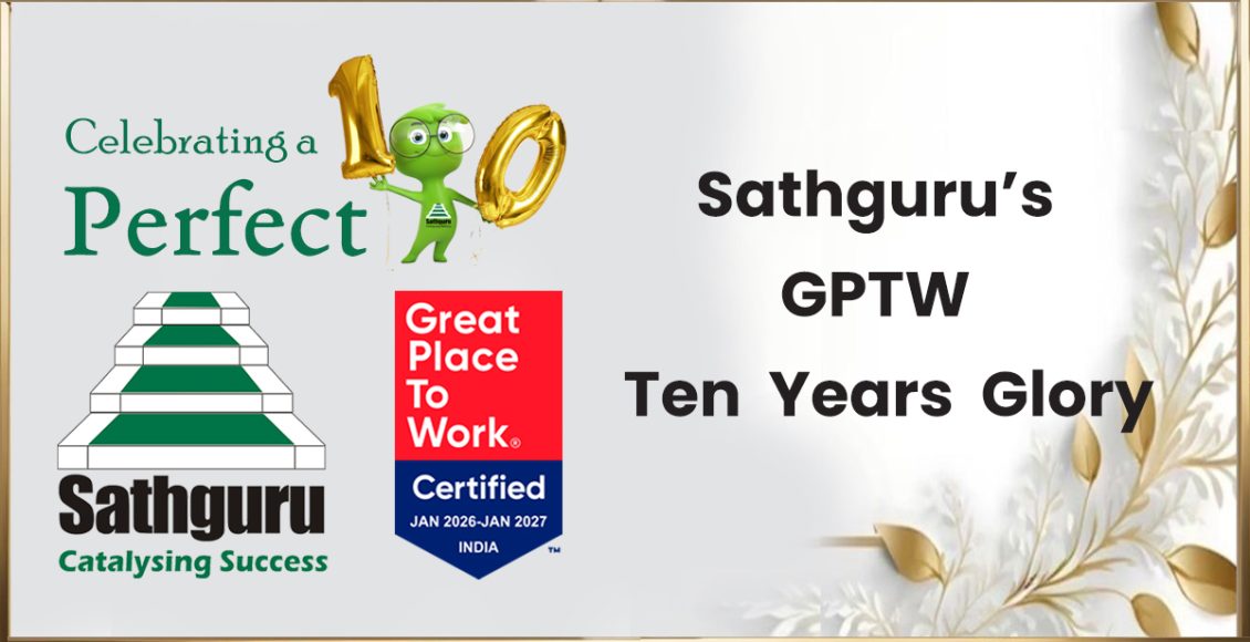 Sathguru Certified as a Great Place to Work for the 10th Consecutive Year