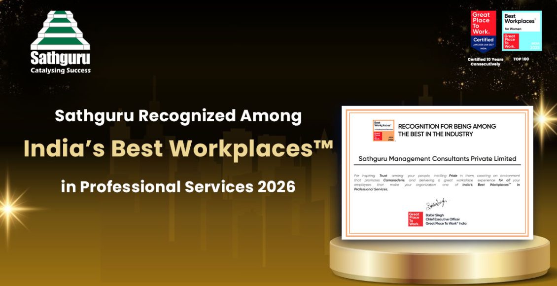 Sathguru Recognized Among India’s Best Workplaces™ in Professional Services 2026