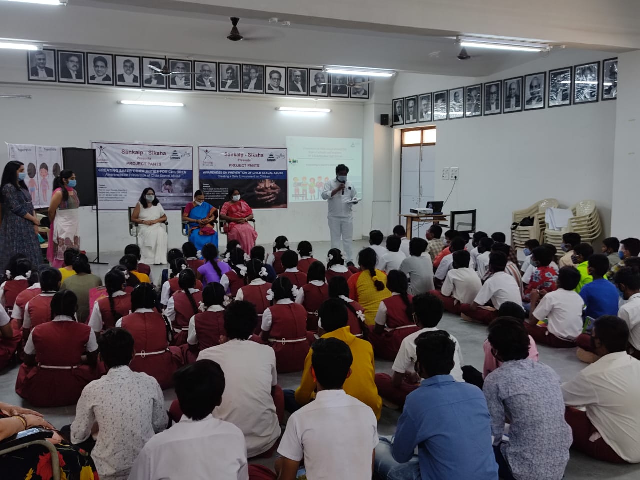 Sankalp-Siksha-Project PANTS-Awareness on prevention of Child Sexual Abuse at Dr. B. R. Ambedkar High School