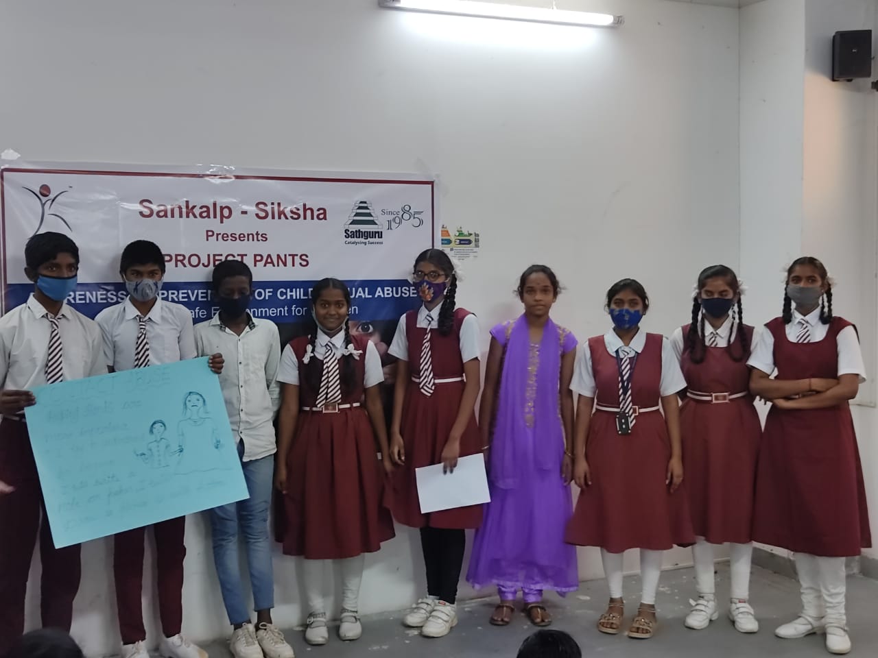 Sankalp-Siksha-Project PANTS-Awareness on prevention of Child Sexual Abuse at Dr. B. R. Ambedkar High School