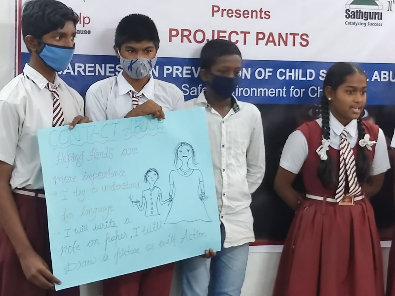 Sankalp-Siksha-Project PANTS-Awareness on prevention of Child Sexual Abuse at Dr. B. R. Ambedkar High School