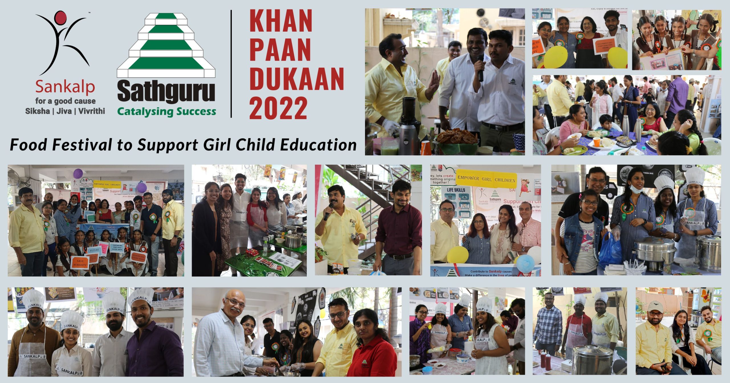Sankalp Siksha - Khan Paan Dukaan 2022 Food festival to support girl child education!
